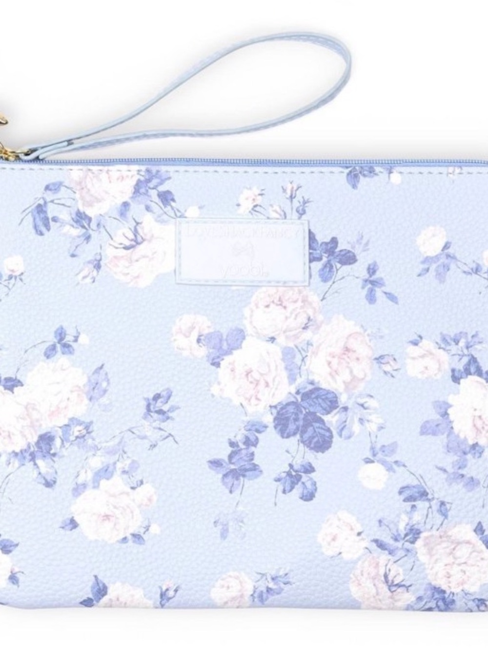 NWT LoveShackFancy Everblooming Rosettes Pencil Case Wristlet